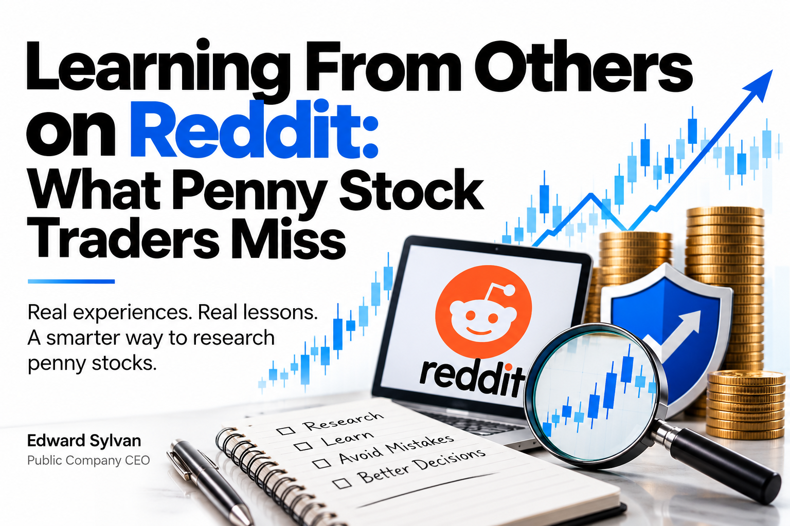 Learning From Others Reddit: Penny stock investing lessons, stock research, and financial education by Edward Sylvan.